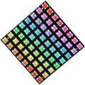 Moduł LED 64 diod WS2812 5050 Świecąca matryca MAT (1)