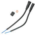 Zdjęcie produktu Złącze hermetyczne zasilające 2 PIN z przewodem 40 cm 2x1 zewnętrzne do LED (3)