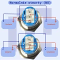 Zdjęcie produktu Przełącznik monostabilny wandaloodporny 16mm niebieski LED 12V-24V 5 pin (4)