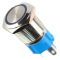 Zdjęcie produktu Przełącznik monostabilny wandaloodporny 16mm niebieski LED 12V-24V 5 pin (6)