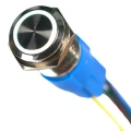 Zdjęcie produktu Przełącznik przycisk monostabilny wytrzymały 16mm biały LED 3V-6V + gniazdo (2)