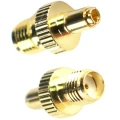 Zdjęcie produktu Adapter antenowy przejściówka gniazdo SMA żeńskie na wtyk TS9 GSM złoty (1)
