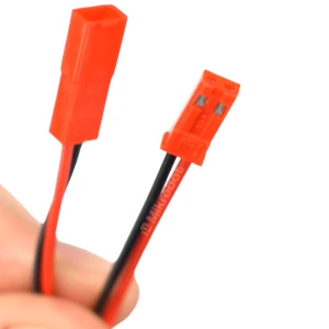 Złącza 2-PIN JST z przewodami 9 cm zasilanie wtyk + gniazdo do akumulatorów