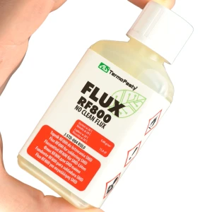 Topnik RF800 50 ml do lutowania SMD FLUX No Clean + pędzelek AG Termopasty