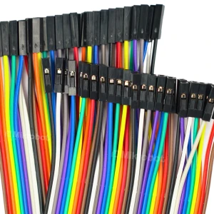 Jumper wires 40 pcs 20 cm female-to-female Arduino Raspberry GPIO