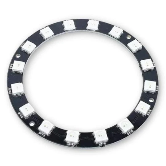 Moduł LED 16 diod WS2812 5050 Świecący pierścień R (1)
